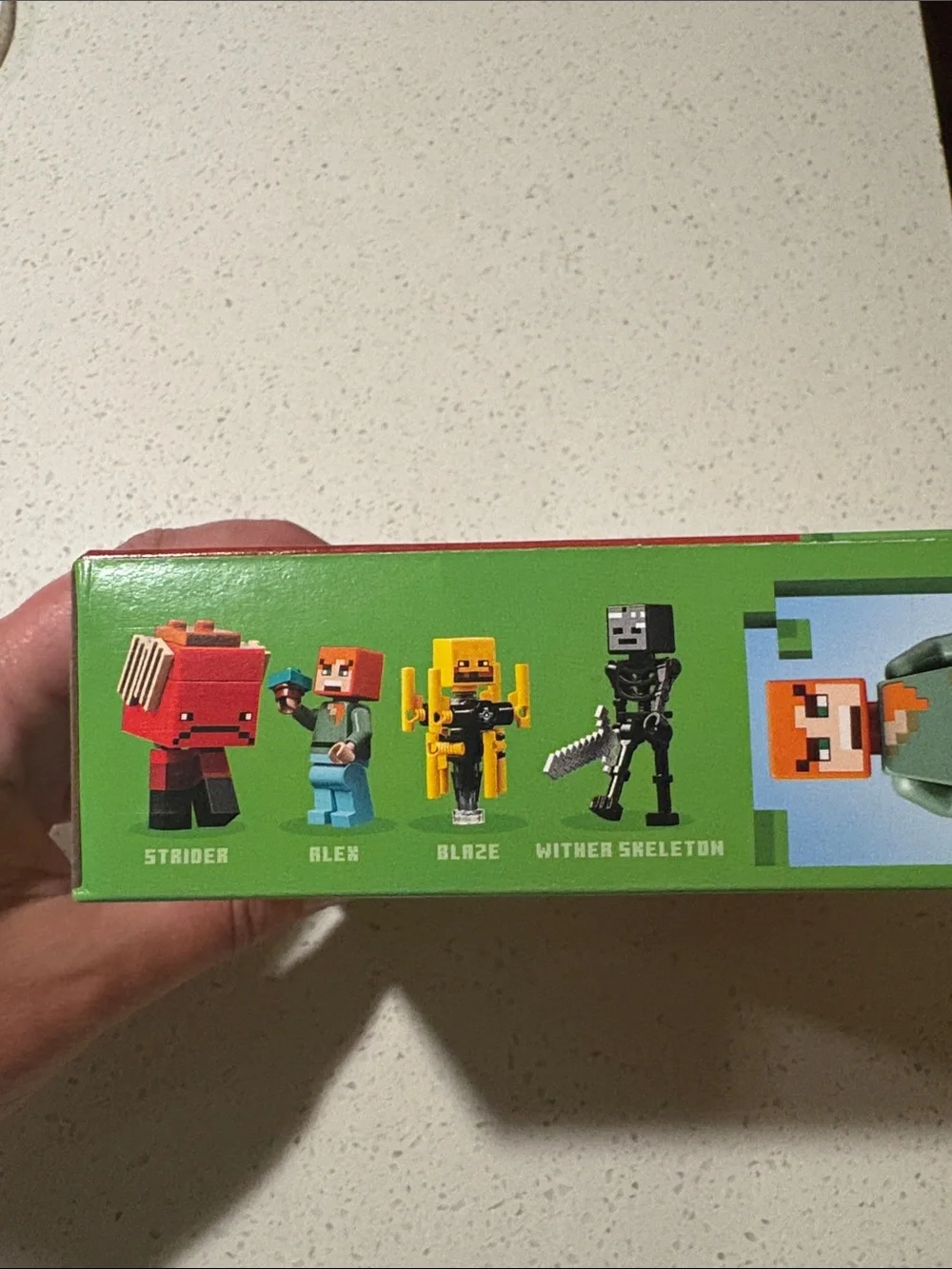 Lego Minecraft Nether Lava Battle - Orange, Red, Black, Yellow